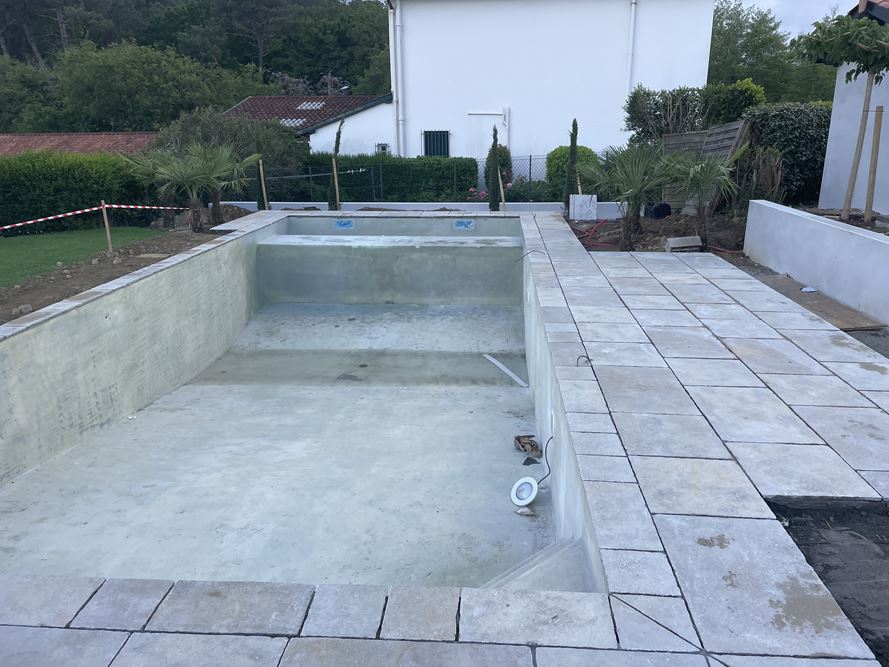Pool and deck construction