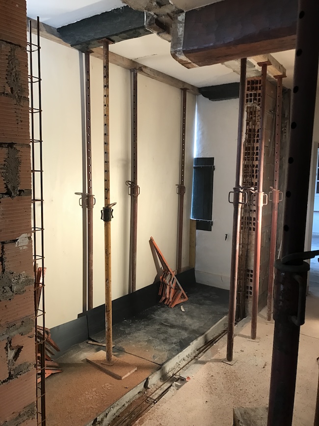 tWork on internal walls