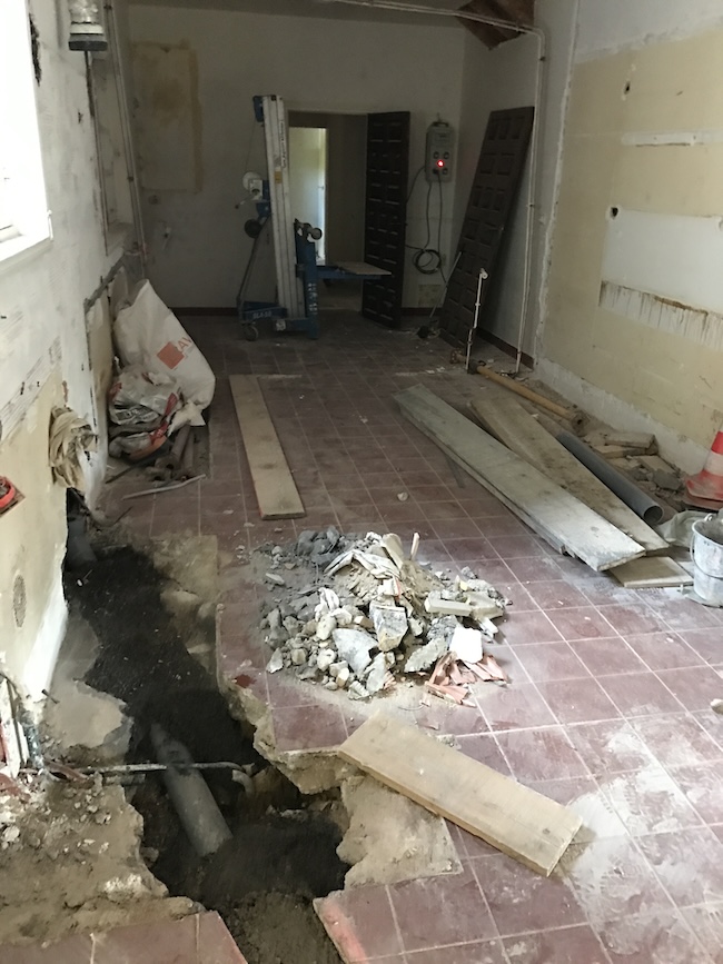 Removing internal walls