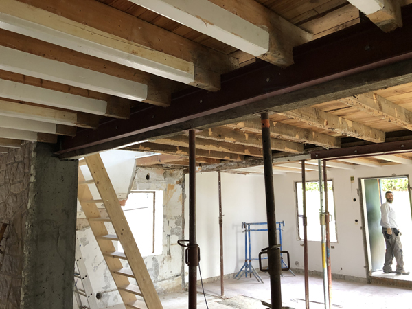 Internal work - tradesman at work
